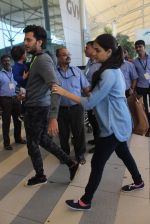 Riteish Deshmukh, Genelia D Souza snapped at domestic airport on 3rd Jan 2016